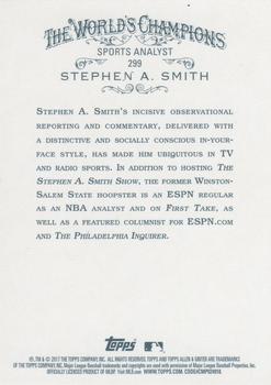 2017 Topps Allen & Ginter - Foil #299 Stephen A. Smith Back