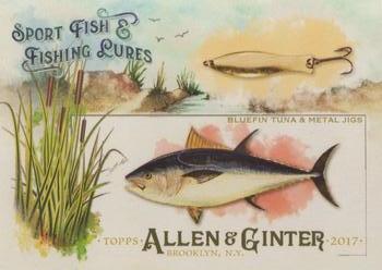 2017 Topps Allen & Ginter - Sport Fish & Fishing Lures #SFL-15 Bluefin Tuna Front