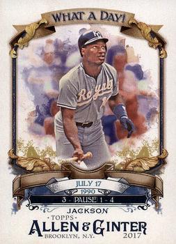 2017 Topps Allen & Ginter - What a Day! #WAD-37 Bo Jackson Front