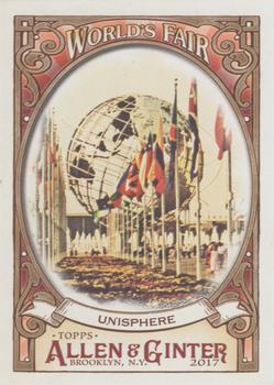 2017 Topps Allen & Ginter - World’s Fair #WF-12 Unisphere - 1964/1965 World's Fair Front