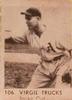 1950 Baseball Stars Strip Cards (R423) #106 Virgil Trucks Front