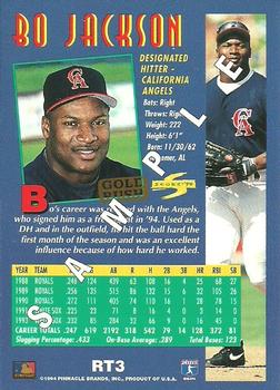1994 Score Rookie & Traded - Samples #RT3 Bo Jackson Back