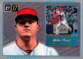 2017 Donruss Optic - All Stars #AS10 Mike Trout Front