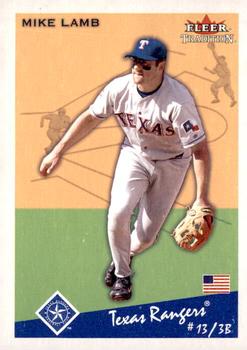 2002 Fleer Tradition #403 Mike Lamb Front