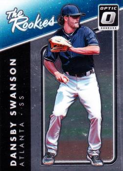 2017 Donruss Optic - The Rookies #TR3 Dansby Swanson Front