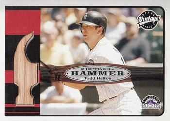 2003 Upper Deck Vintage - Dropping the Hammer #DH-TH Todd Helton Front