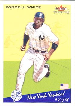 2002 Fleer Tradition Update #U238 Rondell White Front