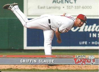 2017 Grandstand Lansing Lugnuts #NNO Griffin Glaude Front