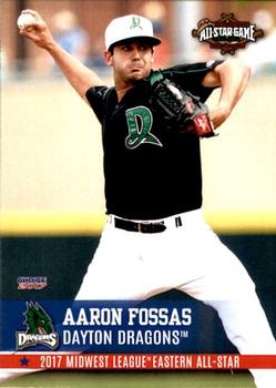 2017 Choice Midwest League All-Stars #08 Aaron Fossas Front