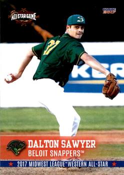 2017 Choice Midwest League All-Stars #37 Dalton Sawyer Front
