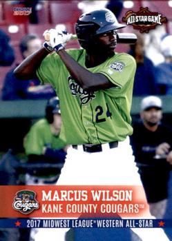 2017 Choice Midwest League All-Stars #54 Marcus Wilson Front