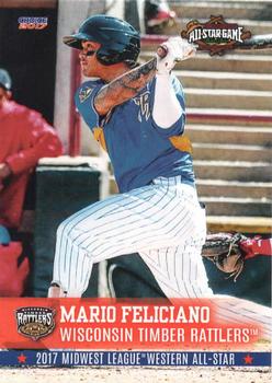 2017 Choice Midwest League All-Stars #63 Mario Feliciano Front
