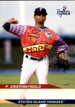 2016 Choice Staten Island Yankees #11 Jonathan Padilla Front