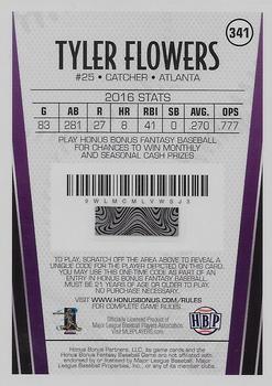 2017 Honus Bonus Fantasy Baseball - Silver Foil #341 Tyler Flowers Back