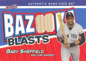 2004 Bazooka - Blasts Bat Relics #BB-GS Gary Sheffield Front