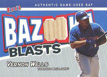 2004 Bazooka - Blasts Bat Relics #BB-VW Vernon Wells Front