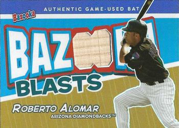 2004 Bazooka - Blasts Bat Relics Parallel 25 #BB-RA Roberto Alomar Front