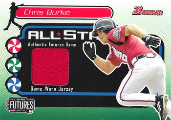 2004 Bowman - Futures Game Gear Jersey Relics #FG-CB Chris Burke Front