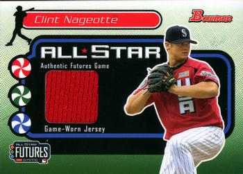2004 Bowman - Futures Game Gear Jersey Relics #FG-CN Clint Nageotte Front