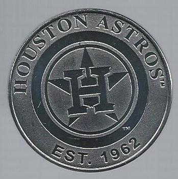 2017 Houston Astros Commemorative Coins #NNO Jose Altuve Back
