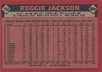 2016 Topps - 65th Anniversary Buybacks Silver Stamp #700 Reggie Jackson Back
