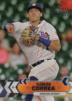 2017 Topps National Baseball Card Day #2 Carlos Correa Front