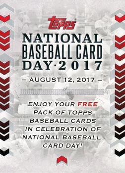 2017 Topps National Baseball Card Day #NNO Topps National Baseball Card Day 2017 Front