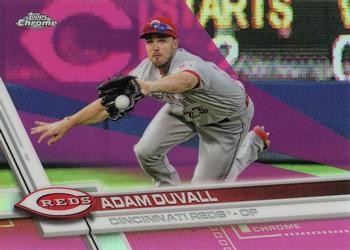 2017 Topps Chrome - Pink Refractor #174 Adam Duvall Front