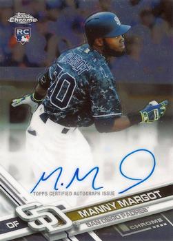 2017 Topps Chrome - Rookie Autographs #RA-MM Manny Margot Front