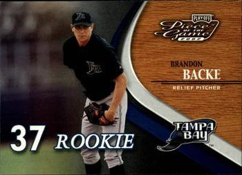 2002 Playoff Piece of the Game #82 Brandon Backe Front