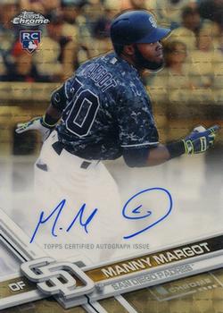 2017 Topps Chrome - Rookie Autographs SuperFractor #RA-MM Manny Margot Front