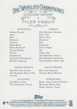 2017 Topps Allen & Ginter X #3 Tyler Naquin Back