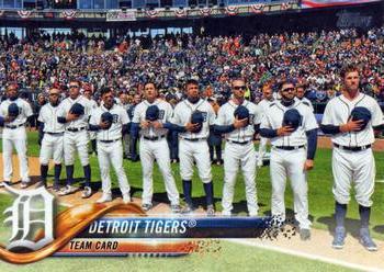 2018 Topps #8 Detroit Tigers Front