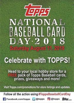 2018 Topps #NNO National Baseball Card Day Front