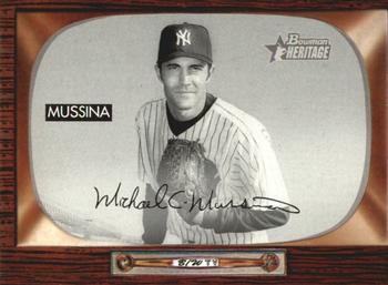 2004 Bowman Heritage - Black and White #180 Mike Mussina Front