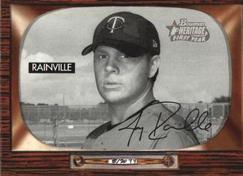 2004 Bowman Heritage - Black and White #248 Jay Rainville Front
