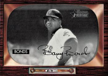 2004 Bowman Heritage - Black and White #348 Barry Bonds Front