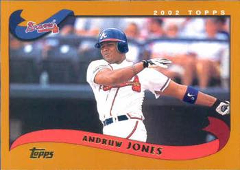 2002 Topps #110 Andruw Jones Front