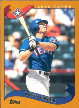 2002 Topps #468 Rusty Greer Front