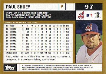 2002 Topps #97 Paul Shuey Back