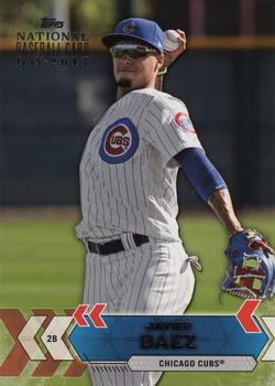 2017 Topps National Baseball Card Day - Chicago Cubs #CC-3 Javier Baez Front