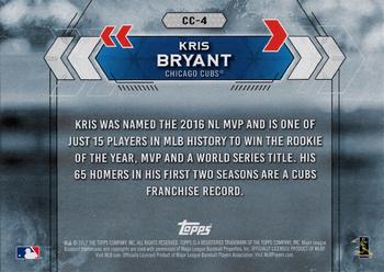 2017 Topps National Baseball Card Day - Chicago Cubs #CC-4 Kris Bryant Back