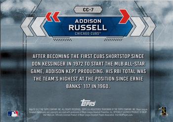2017 Topps National Baseball Card Day - Chicago Cubs #CC-7 Addison Russell Back
