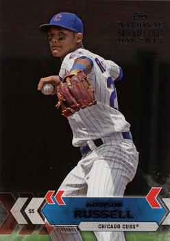 2017 Topps National Baseball Card Day - Chicago Cubs #CC-7 Addison Russell Front