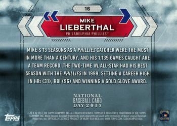 2017 Topps National Baseball Card Day - Philadelphia Phillies #16 Mike Lieberthal Back