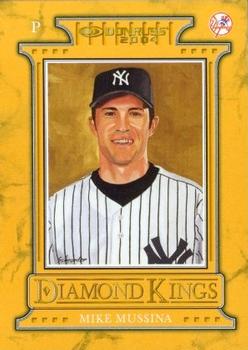 2004 Donruss - Diamond Kings #DK-18 Mike Mussina Front