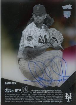 2017 Topps Clearly Authentic - Red #CAAU-RGS Robert Gsellman Back