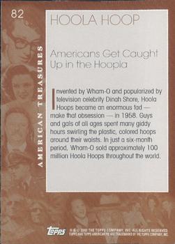 2002 Topps American Pie Spirit of America #82 Hoola Hoop Back