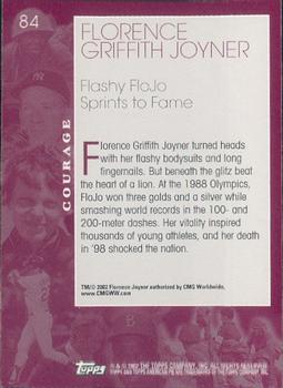 2002 Topps American Pie Spirit of America #84 Florence Griffith Joyner Back