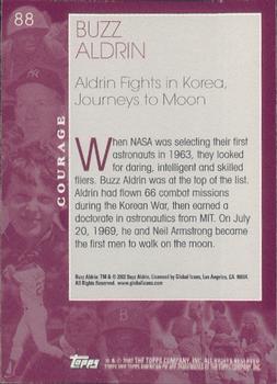 2002 Topps American Pie Spirit of America #88 Buzz Aldrin Back